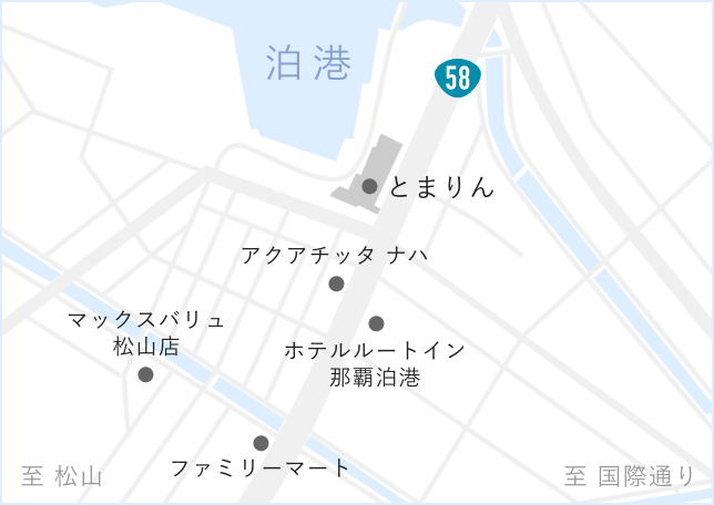 とまりん周辺マップ