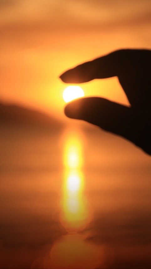 マリリン像前からのサンセット